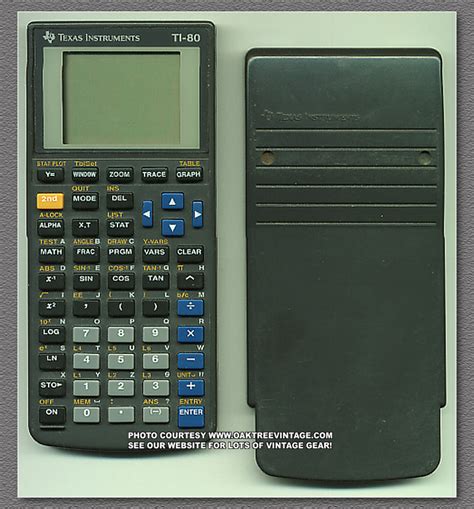 texas instruments ti 80 calculator
