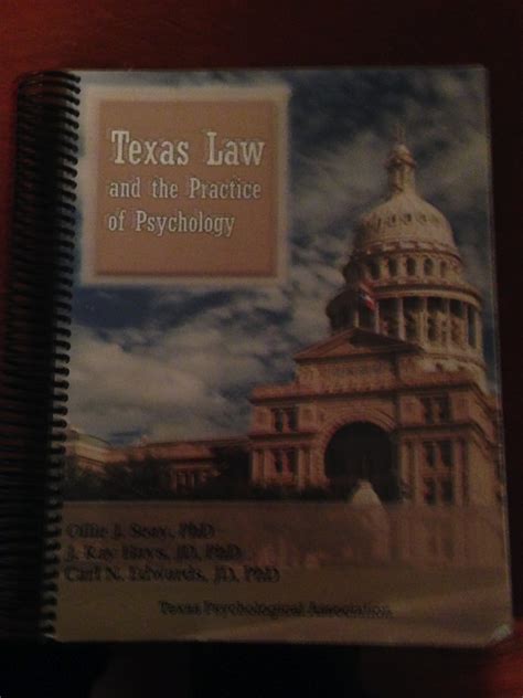 texas law and the practice of psychology a sourcebook Kindle Editon