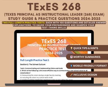 texes principal study guides PDF