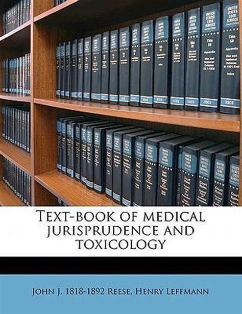 text book of medical jurisprudence and toxicology Reader