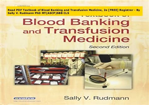 textbook of blood banking and transfusion medicine 2e PDF