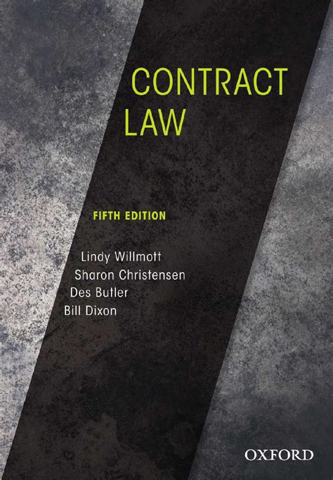 textbook on contract law textbook on contract law Reader