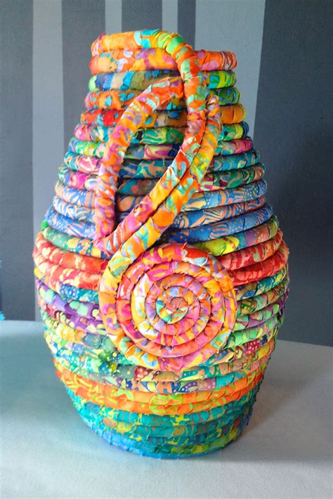 textile coil pots and baskets easy ways with fabric and cord Epub