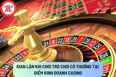 thí điểm kinh doanh casino