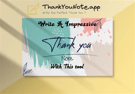 thank you note generator ai