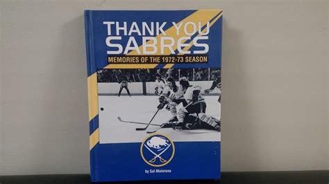 thank you sabres memories of the 1972 73 season PDF