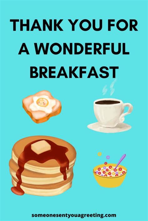 thanks for breakfast Kindle Editon