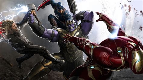 thanos vs vengadores