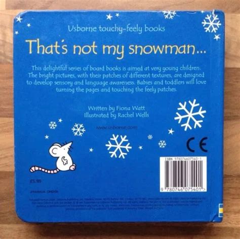 thats not my snowman usborne touchy feely books Reader