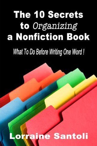 the 10 secrets to organizing a nonfiction book Doc