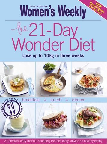 the 21 day wonder diet lose up to 10kg in three weeks the australian womens weekly standard Epub