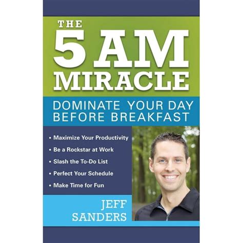 the 5 a m miracle dominate your day before breakfast PDF