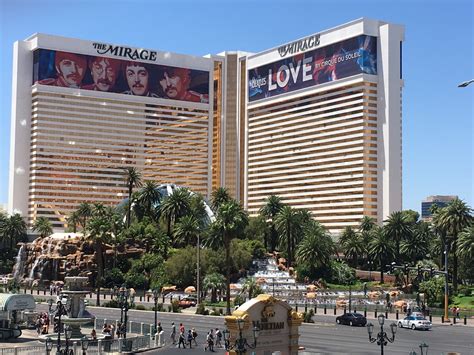 the Mirage Hotel and Casino