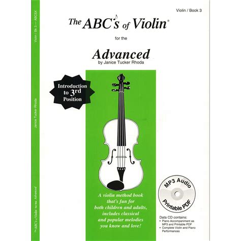 the abcs of violin for the advanced book 3 book and cd Reader