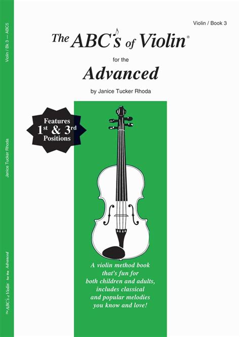 the abcs of violin for the advanced book 3 book and cd Reader