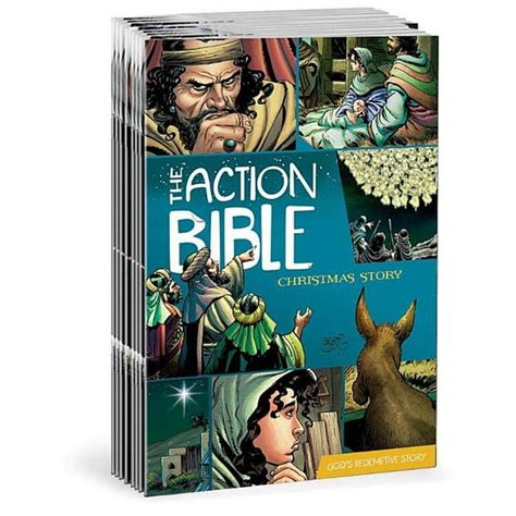 the action bible christmas story 25 pack action bible series Reader