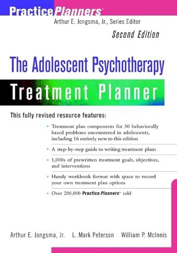 the adolescent psychotherapy treatment planner 2nd edition Reader