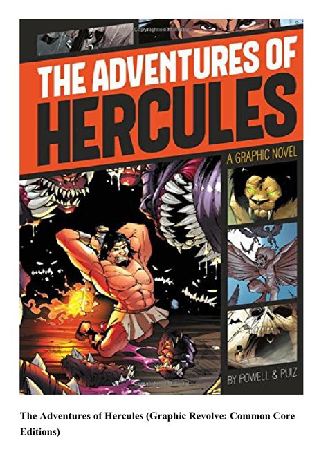 the adventures of hercules graphic revolve common core editions PDF