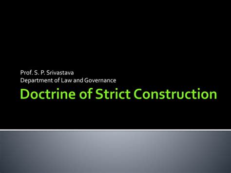 the age of strict construction the age of strict construction Doc