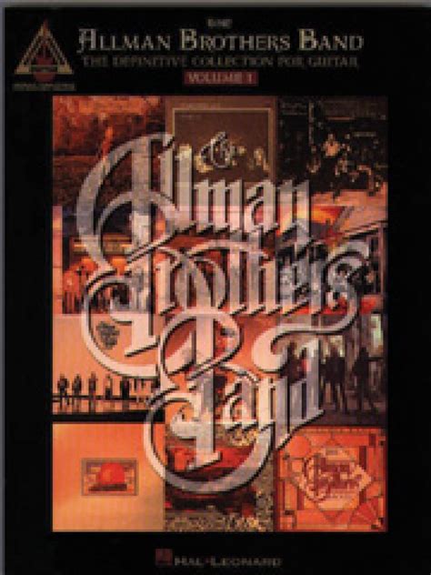 the allman brothers band the definitive collection for guitar volume 1 guitar recorded versions s Doc