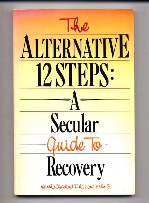 the alternative 12 steps a secular guide to recovery PDF