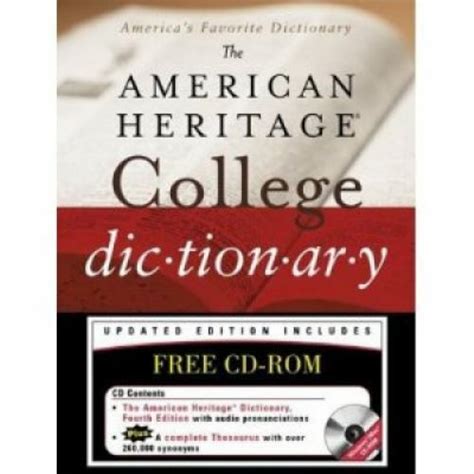 the american heritage college dictionary fourth edition with cd rom Reader