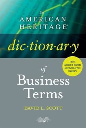 the american heritage dictionary of business terms Doc