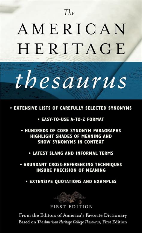 the american heritage thesaurus first edition Reader