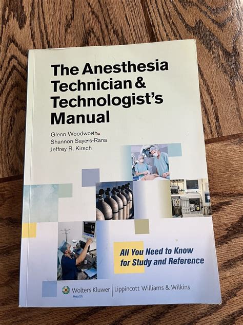 the anesthesia technician and technologist s manual Doc