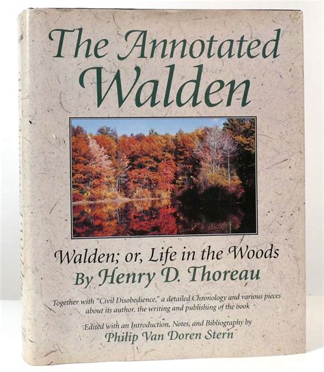 the annotated walden or life in the woods together with civil disobedience Reader