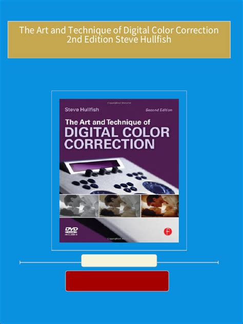 the art and technique of digital color correction Kindle Editon