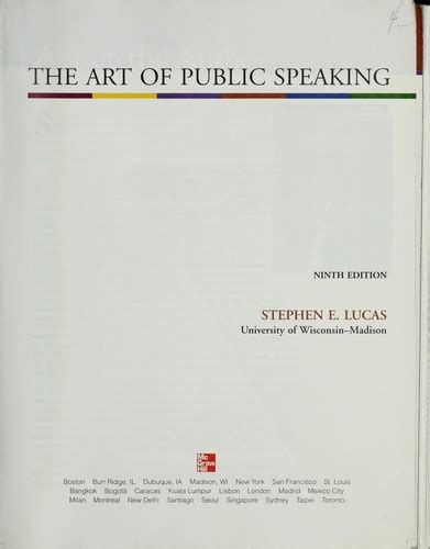 the art of public speaking 9th edition free download Reader