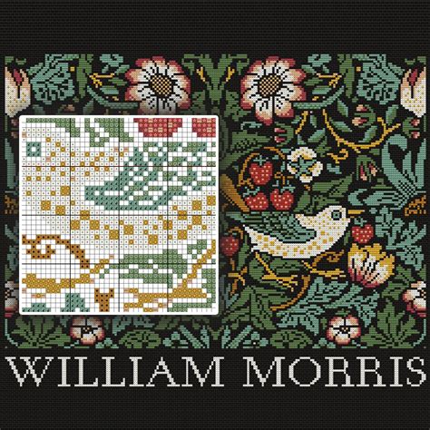 the art of william morris in cross stitch PDF