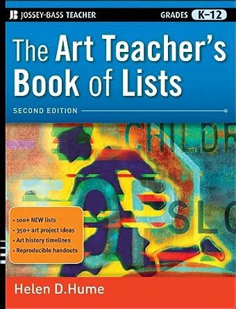 the art teachers book of lists 2nd edition j b ed book of lists Epub