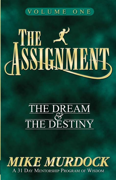 the assignment the dream and the destiny volume 1 Reader