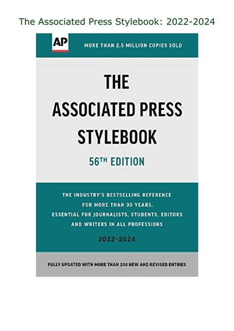 the associated press stylebook 2013 Epub