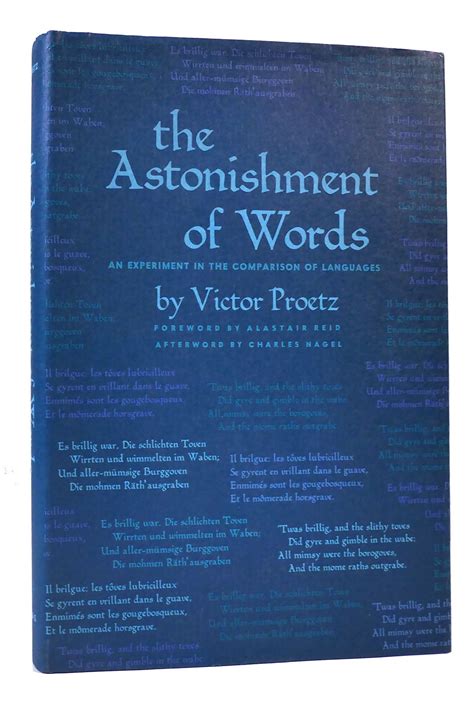 the astonishment of words an experiment in the comparison of languages Epub