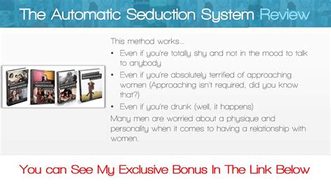 the automatic seduction system Reader