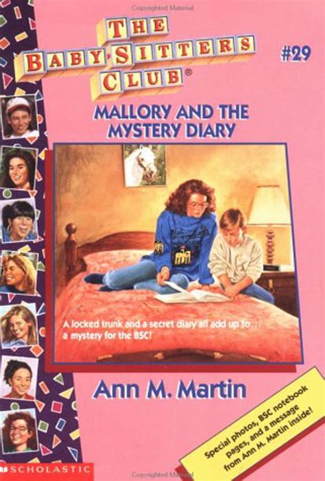 the baby sitters club 29 mallory and the mystery diary Reader