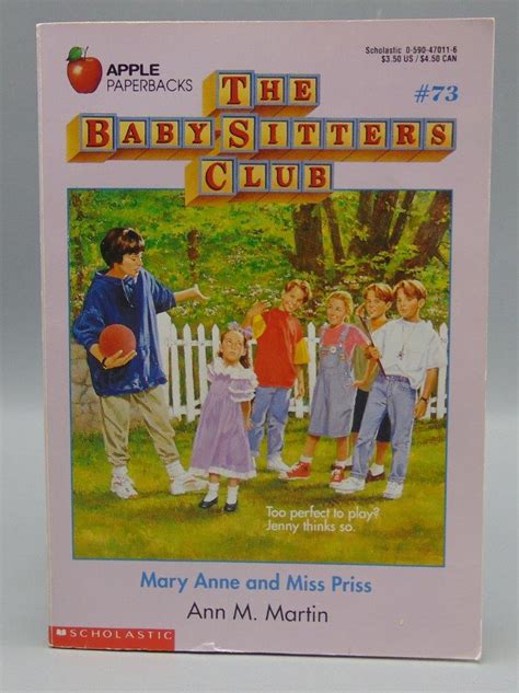 the baby sitters club 73 mary anne and miss priss PDF