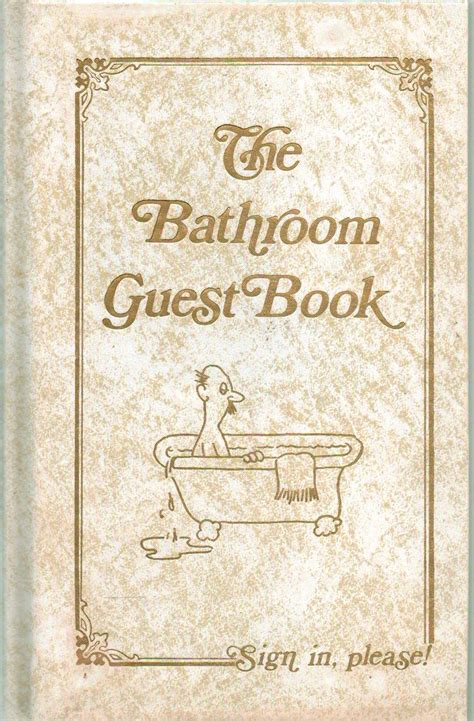 the bathroom guest book Epub