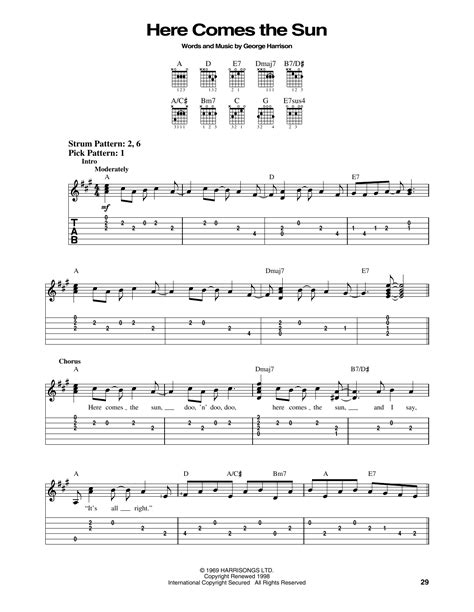 the beatles for easy guitar tab Reader