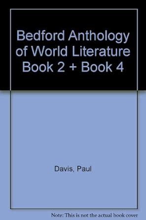 the bedford anthology of world literature book 4 Ebook Doc