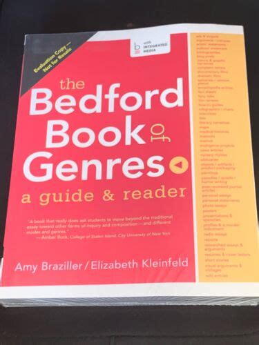 the bedford book of genres a guide reader Epub