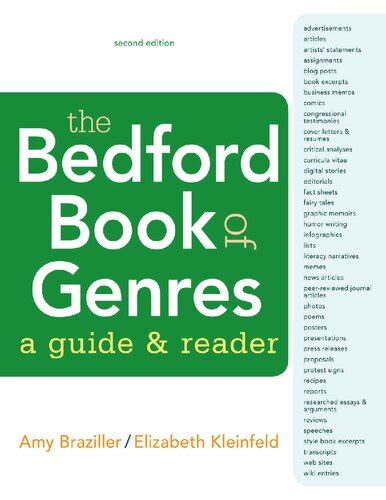 the bedford book of genres a guide reader Ebook Doc