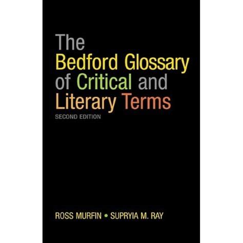 the bedford glossary of critical and literary terms Doc