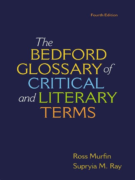 the bedford glossary of critical and literary terms Doc