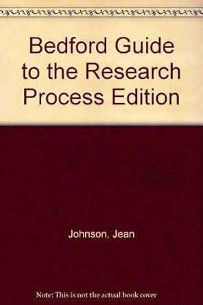 the bedford guide to the research process Doc