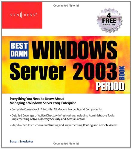 the best damn windows server 2003 book period Reader
