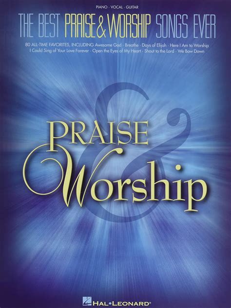 the best praise and worship songs ever piano vocal guitar Reader